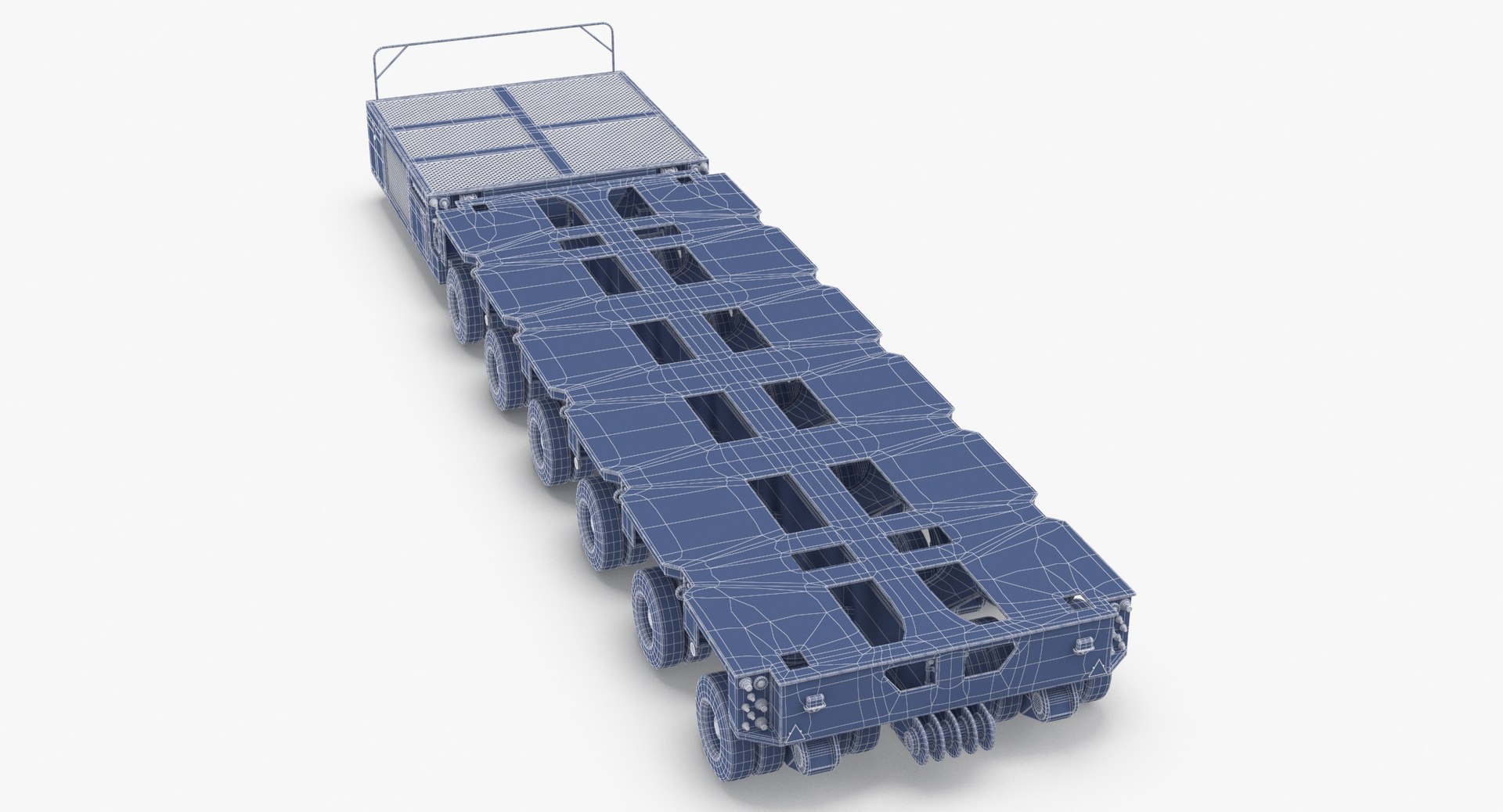 6 Axle Lines Modular 3D Model - TurboSquid 1709520