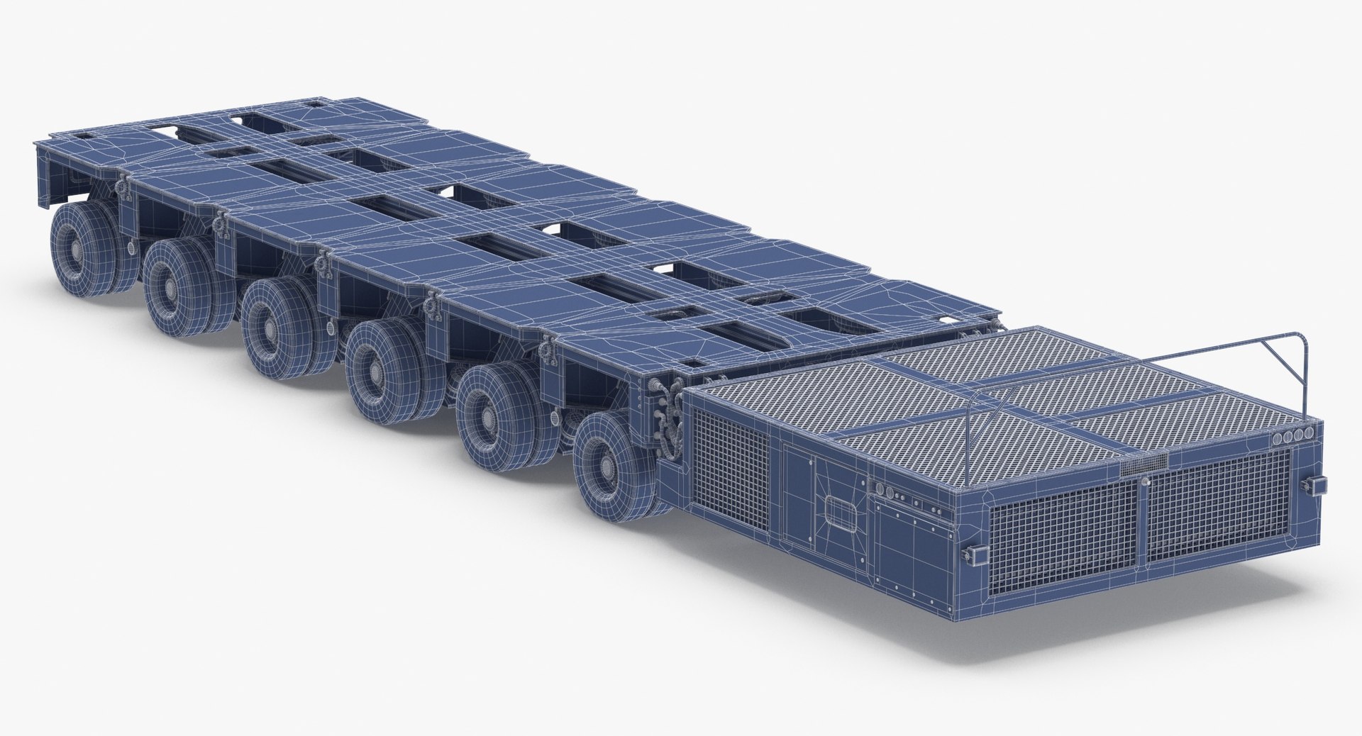 6 Axle Lines Modular 3D Model - TurboSquid 1709520