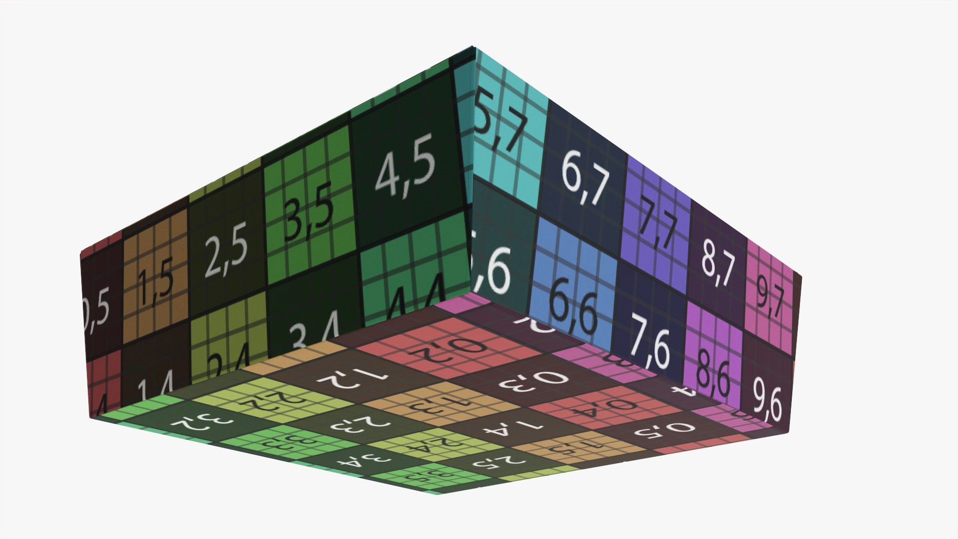 3D Square low paper box mockup model - TurboSquid 1724944