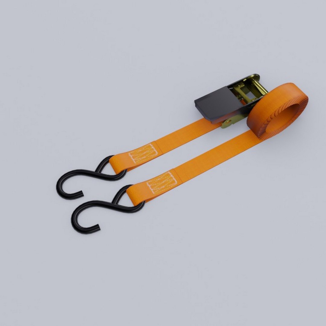 Ratchet Tie Down Strap 3D Model TurboSquid 2017193