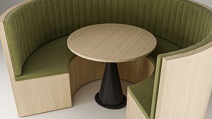 Round Booth Restaurant Seating