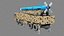 Soumar Cruise Iranian Missile Launcher Vehicle 3D model