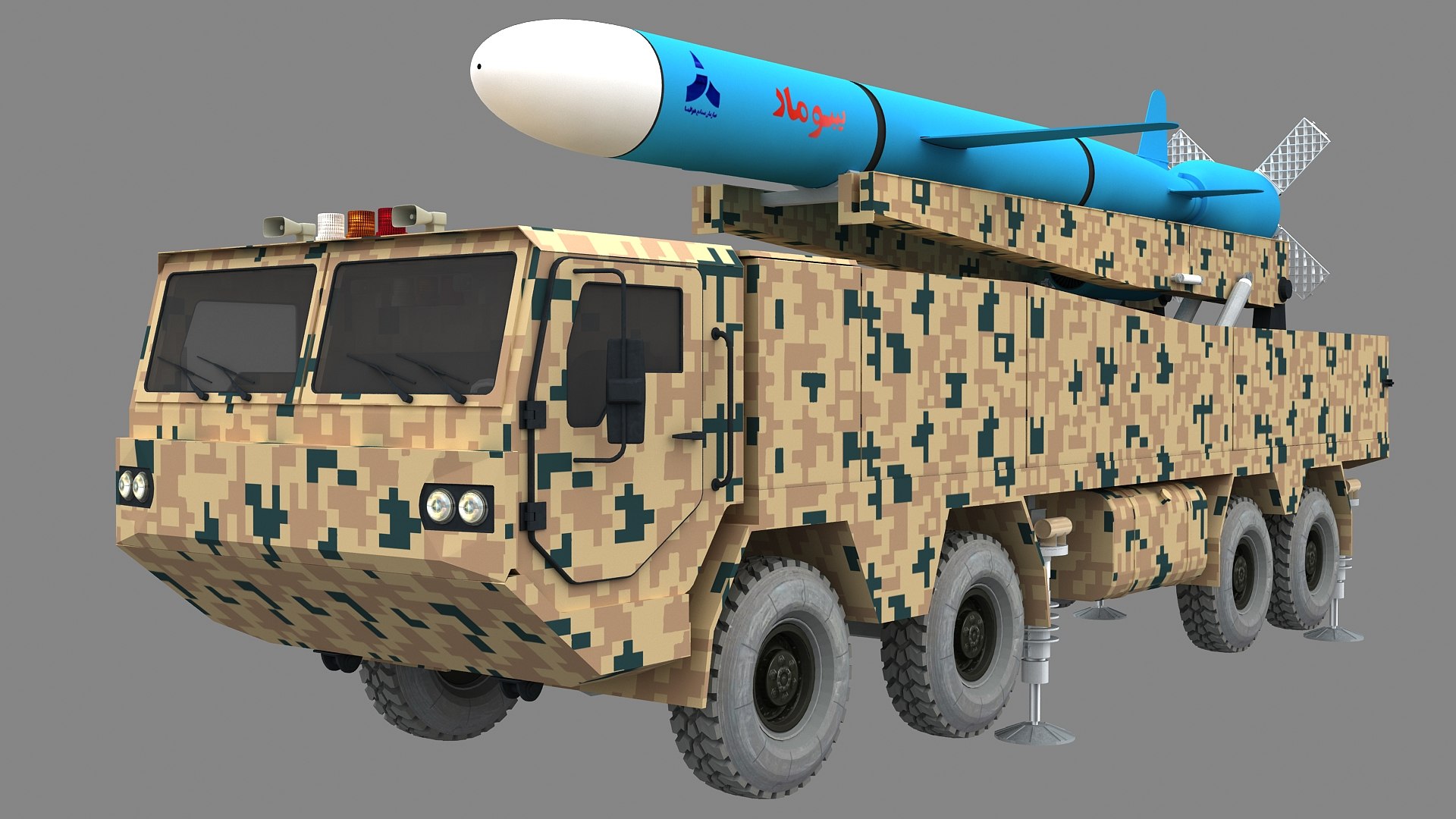 Soumar Cruise Iranian Missile Launcher Vehicle 3D model https://p.turbosquid.com/ts-thumb/LE/X6P0KW/cs/soumariranianmissilelaunchervehicle0013/jpg/1765949685/1920x1080/fit_q87/6074b226d7f92989b123aba228077880ec968830/soumariranianmissilelaunchervehicle0013.jpg