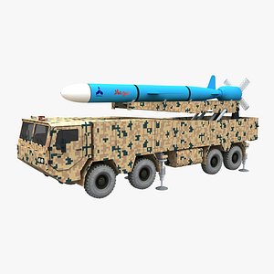 Soumar Cruise Iranian Missile Launcher Vehicle