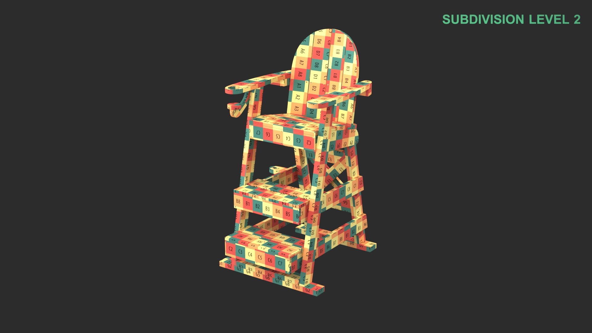 Lifeguard Chair 3D model https://p.turbosquid.com/ts-thumb/LE/XIAlgt/8V/wireframe_0000/jpg/1741633761/1920x1080/fit_q87/7b89cceea3eb8c115adb5b3b33a76dc3728cb664/wireframe_0000.jpg