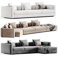 VENISE  Floor  standing  modular  sofa  Set  By  Lema