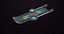 Sci Fi Hoverboard 9 Alle PBR Unity UE-Texturen enthalten