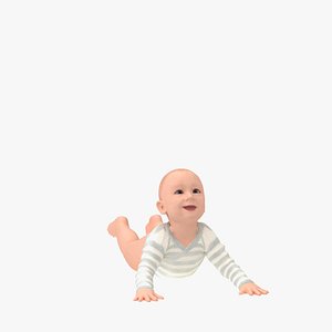 Baby in stripped suit 0587
