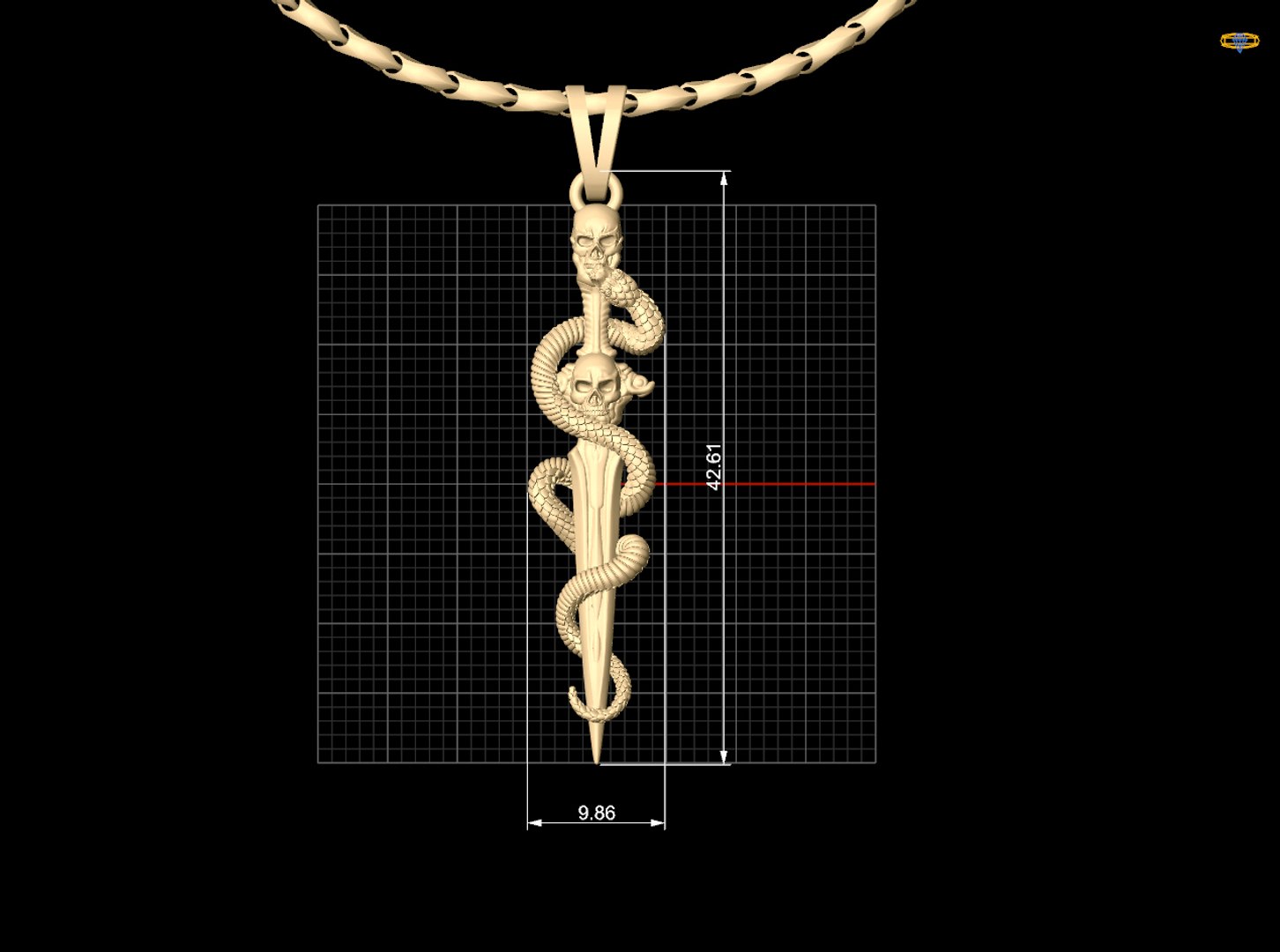 snake pendant 3D model https://p.turbosquid.com/ts-thumb/LE/oI5qy1/Jt/measures/jpg/1766167691/1920x1080/fit_q87/a0fcd9fef719ddec8e2112700e23e813c453a811/measures.jpg