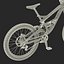 Mountain Bike GT Fury Blue Rigged Modello 3D