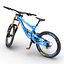 Mountain Bike GT Fury Blue Rigged Modello 3D