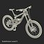 Mountain Bike GT Fury Blue Rigged Modello 3D
