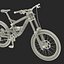 Mountain Bike GT Fury Blue Rigged Modello 3D