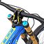 Mountain Bike GT Fury Blue Rigged Modello 3D