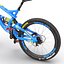 Mountain Bike GT Fury Blue Rigged Modello 3D