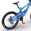 Mountain Bike GT Fury Blue Rigged Modello 3D