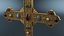 Liturgical Bishop Cross Gold