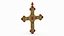 Liturgical Bishop Cross Gold