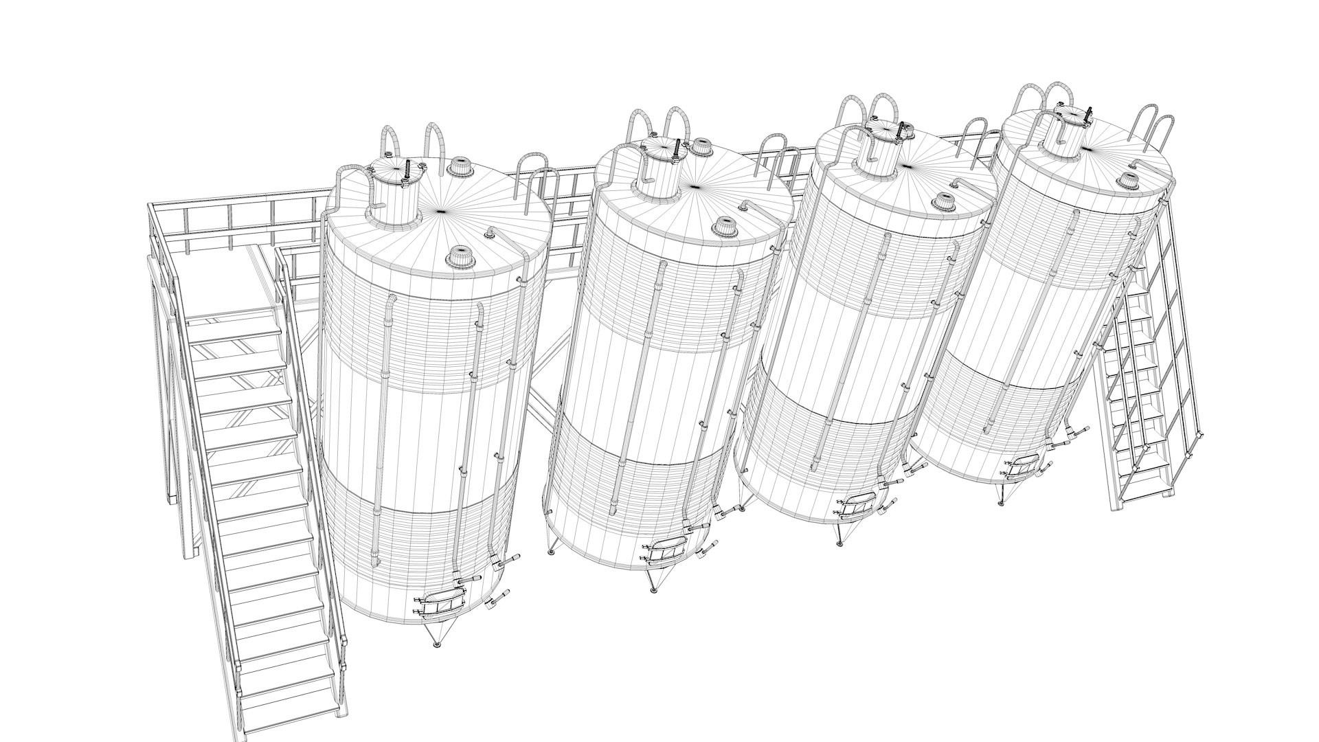 3D Steel Tanks Collection - TurboSquid 2047622