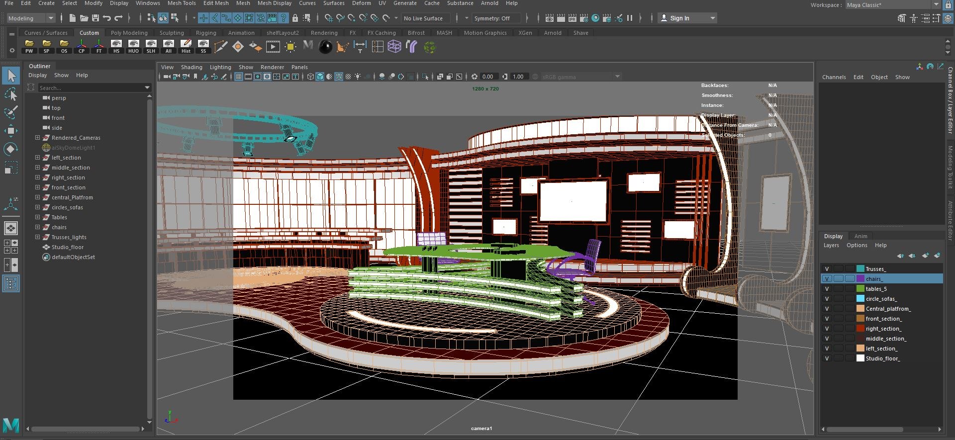 Design Tv Studio Sets Model - TurboSquid 1344854