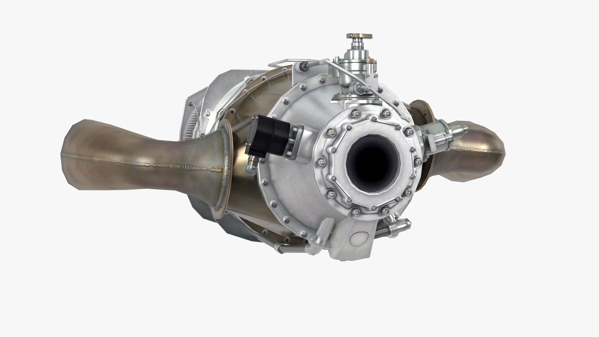 3ds Max Turboprop Engine