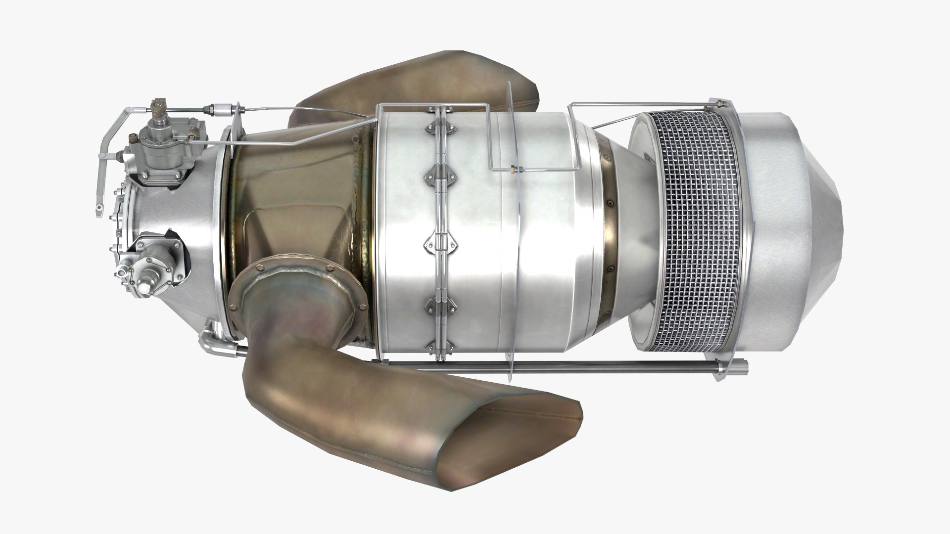 3ds Max Turboprop Engine