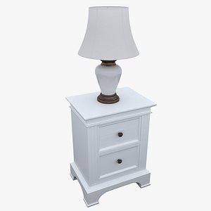 Bedside lamp and bedside table