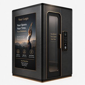 3D model Modern Wellness Pod  Meditation Booth
