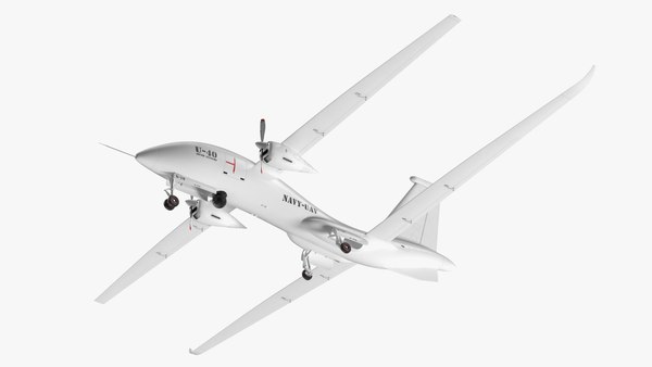 modelo 3d Yabhon United 40 UAV Color Blanco TurboSquid 2155773