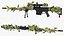 Soldier Shooting Position Wood Camo