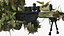 Soldier Shooting Position Wood Camo