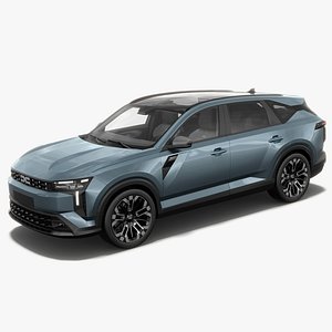 Dacia Striker 2027 with interior 3D