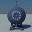 3d model of bathysphere submarine