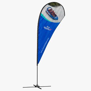 3D Promotional Feather Flag Banner