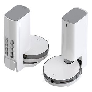 3D model Samsung Jet Bot Robot Vacuum with Clean Station