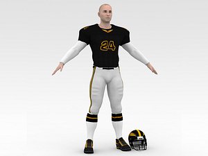 American Football Player V1 3D
