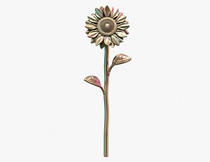 3D Sun Flower II model