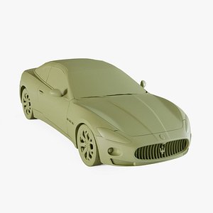 3D Maserati GranTurismo Convertible 2011 model