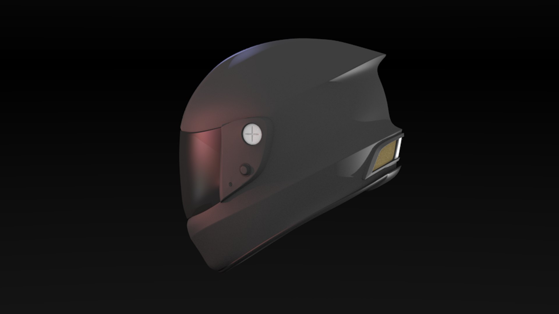 Face Sport Bike Helmet 3d Model