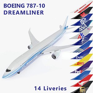 787 dreamliner 3d model