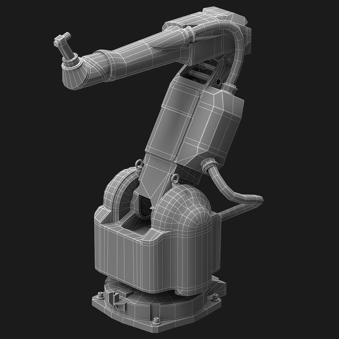 industrial robot 3d model