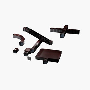 Modular Sci-Fi Corridor Kit 3D model