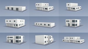 3D 10 modern houses