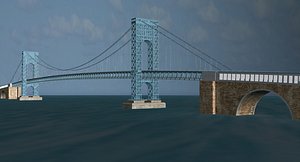 3d george washington bridge
