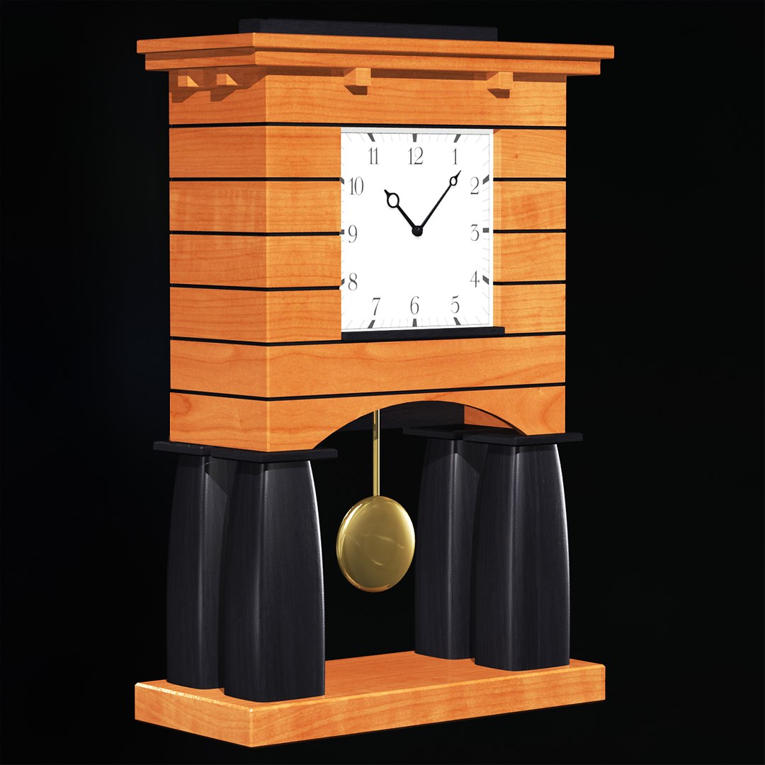 3d Clock Designed Architect
