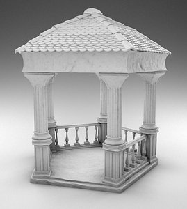 greek gazebo 3D model