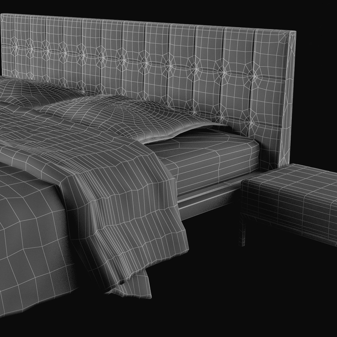 Bed Furniture 3d Model