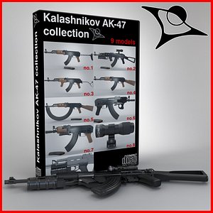 ak 47 3d max