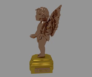 angel glass statue