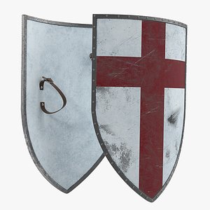 crusader shield 3D model